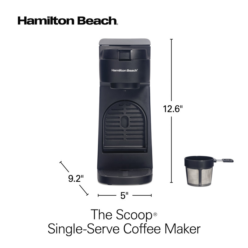 Hamilton Beach® The Scoop® SingleServe Coffee Maker & Reviews Wayfair